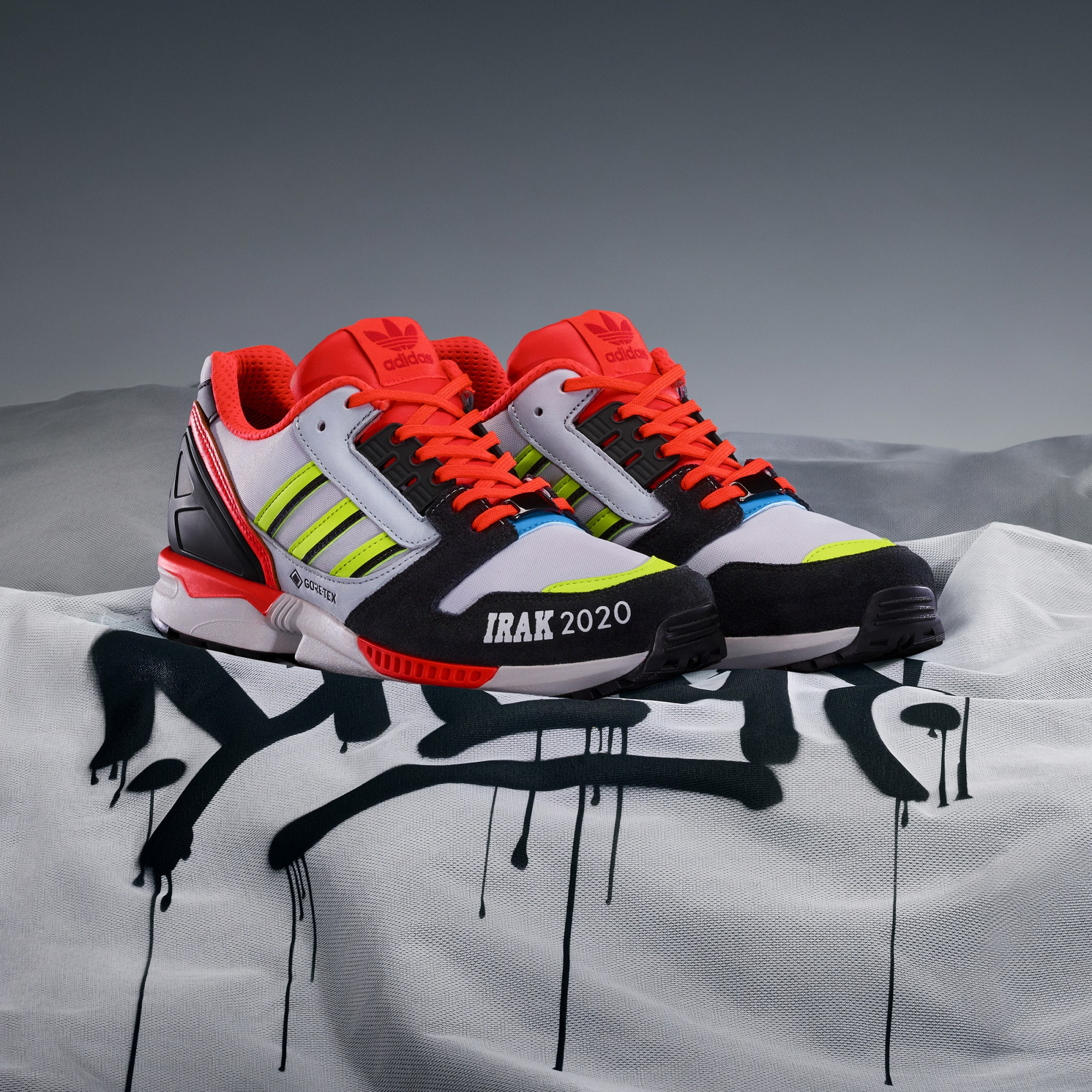 Zx Series Irak 2020 Adidas IRAK X Adidas ZX 8000 Clear Onix Solar